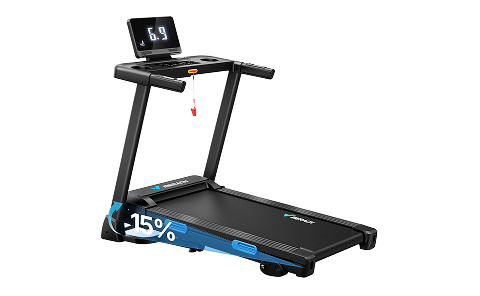 T12 Foldable Treadmill with 15% Auto Incline