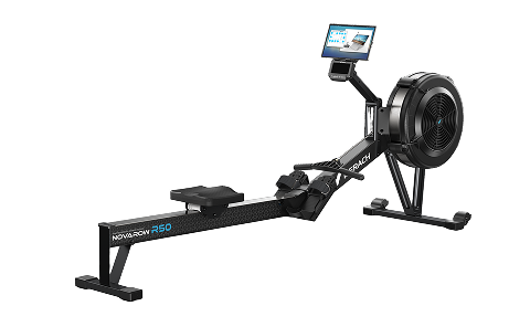 NovaRow R50 Pro Air Rower with Upgraded Backlit Monitor