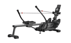 NovaRow RS3 Indoor Double-Scull Magnetic Rowing Machine for Muscle Imbalance