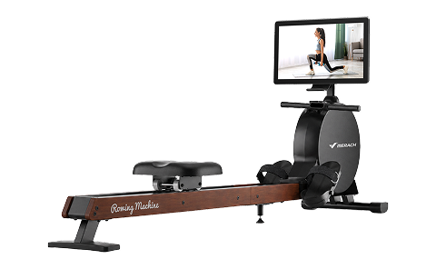 NovaRow R7 Aura Magnetic Quiet Rowing Machine with Rotating Screen
