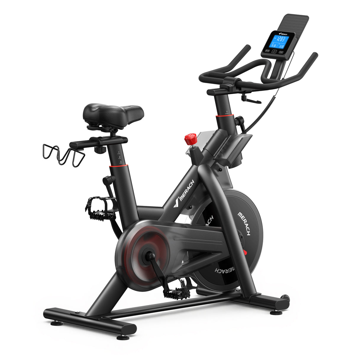 stationary bicycle for weight loss MERACH Exercise Bike, Friction Bike Home with Brake Pad Discover the benefits of adding
