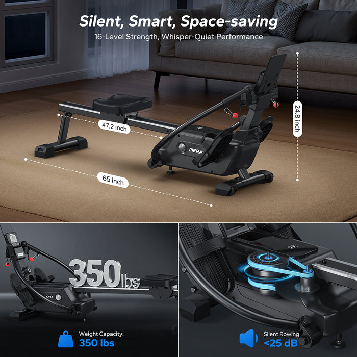Merach Novarow R53 Rowing Machine RS3 Double Scull Rowing Machine for Muscle Imbalance - Fix Muscle ...