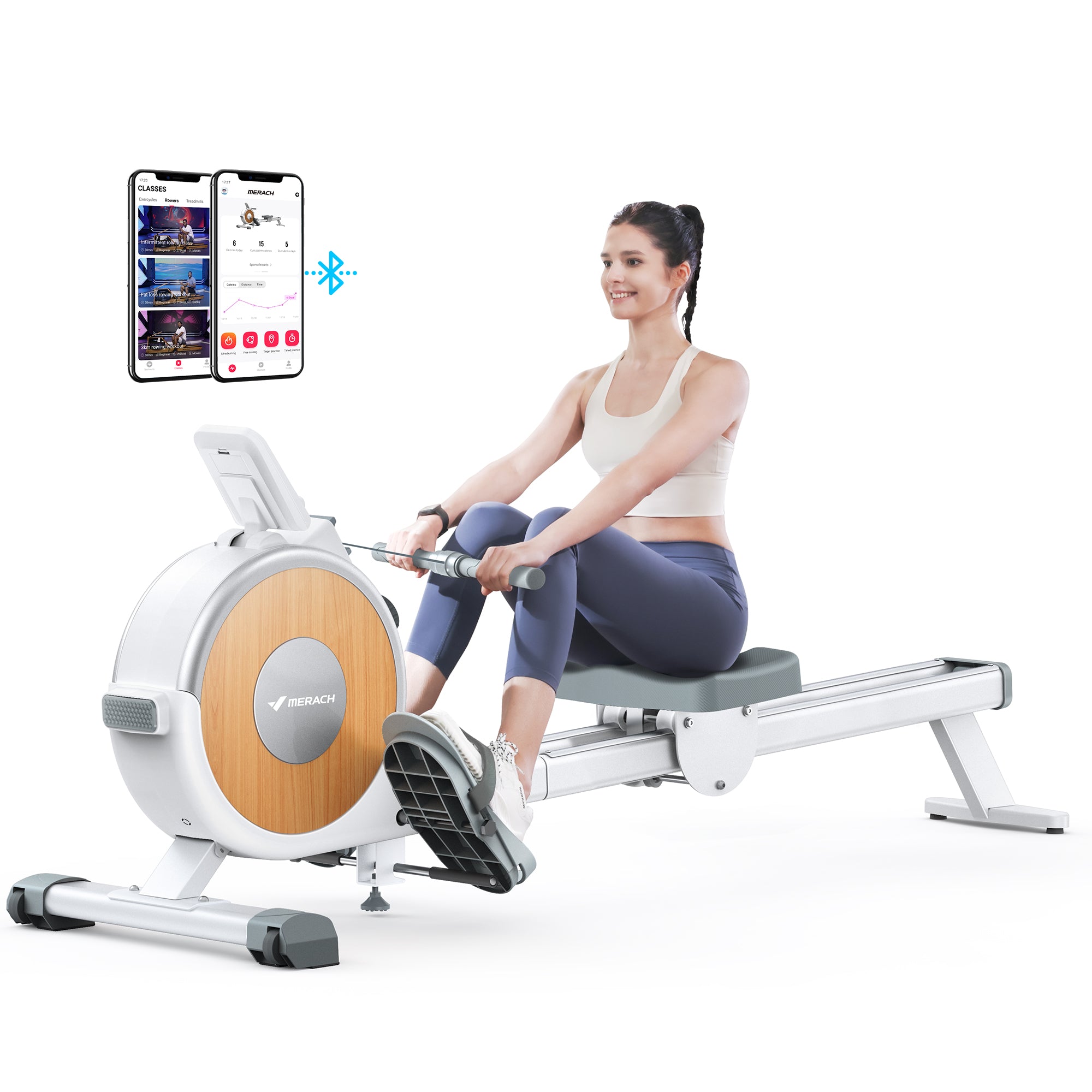 MERACH - Q1S Manual Resistance Rower