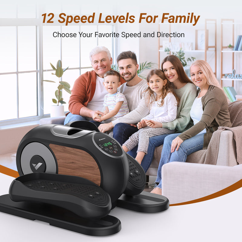 MERACH Mini Auto Electric Under Desk Elliptical Machine for Home ...