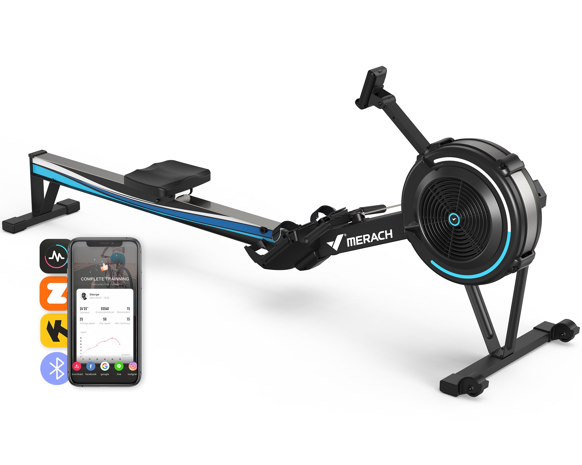 Air rowing machine argos 2025