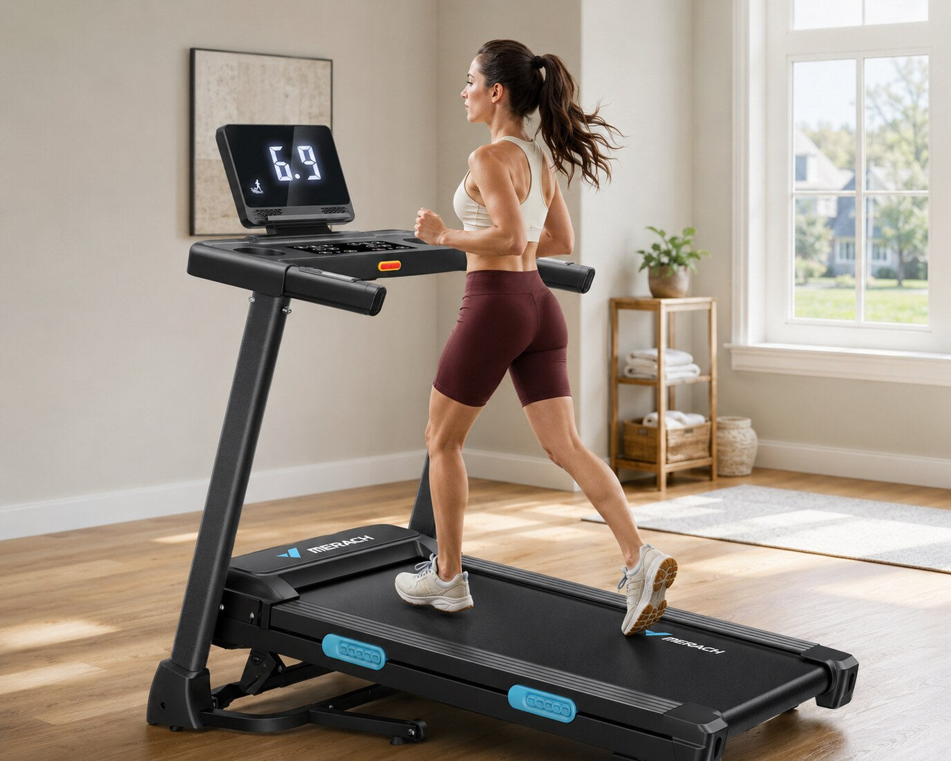 T12 Foldable Treadmill with 15% Auto Incline