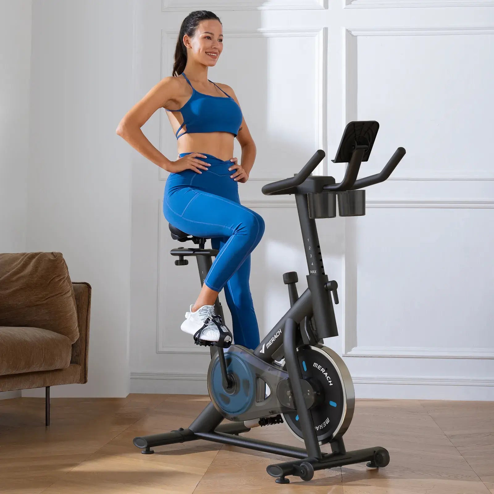 [Flash Sale]Exercise Bike with Friction Resistence Infinitely Variable Speed