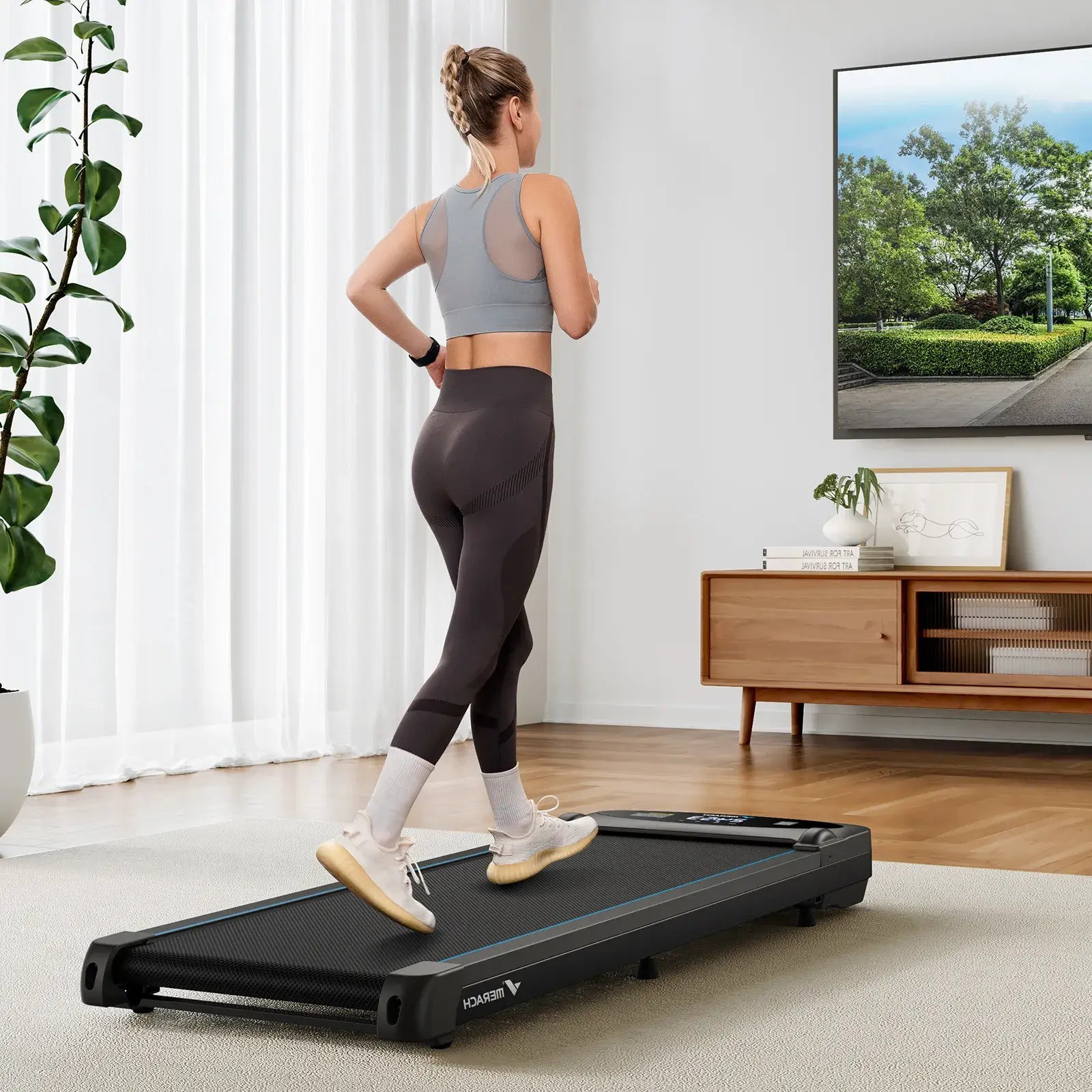 [Crazy Sale] Portable 3 in 1 Under Desk & Walking Pad Treadmill with Remote Control