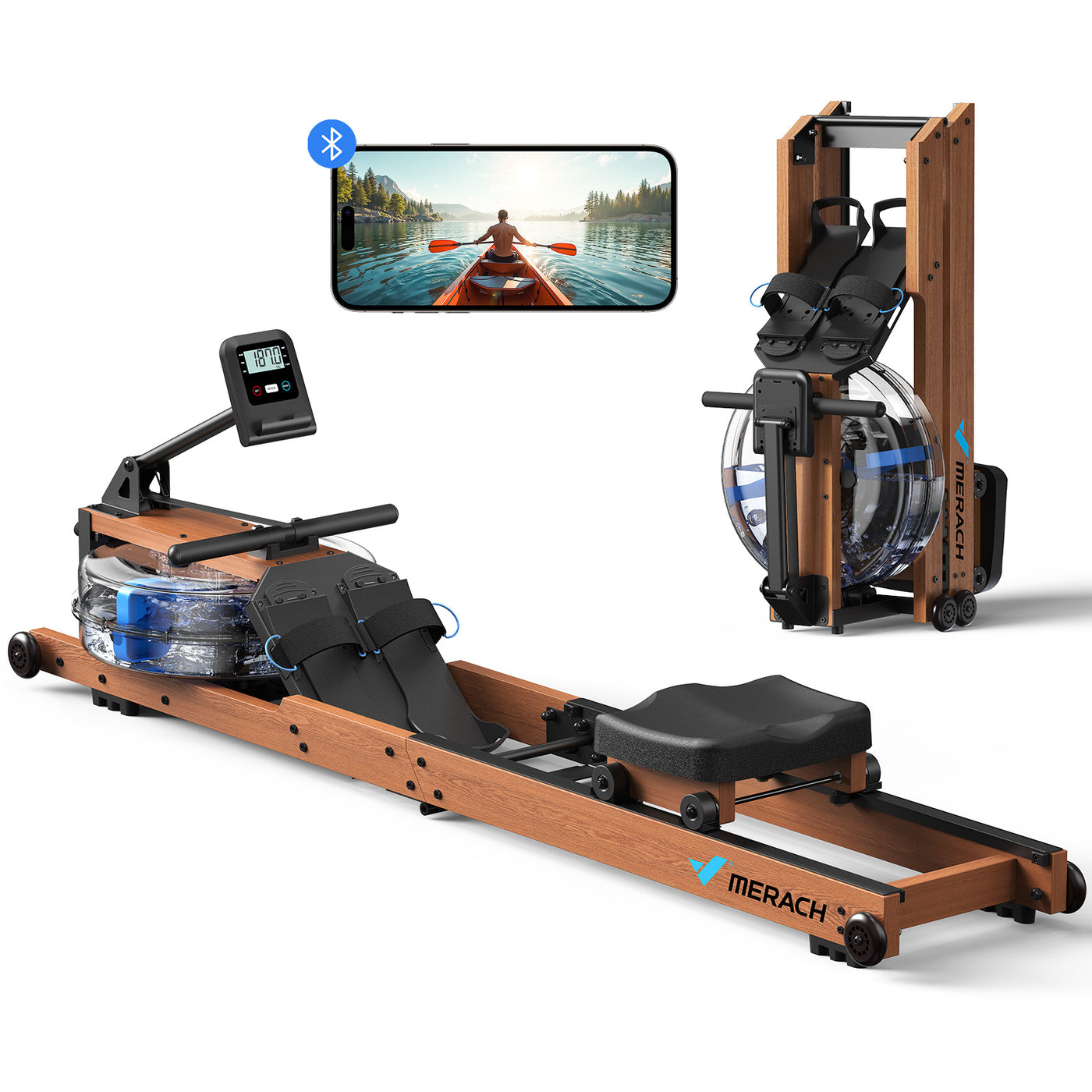 CoreRow R28 Best Rowing Machine for Beginners & Small Spaces | MERACH