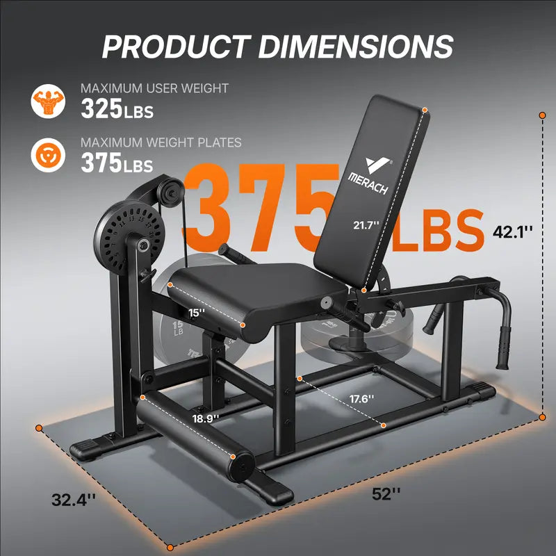 leg extension and curl machine 