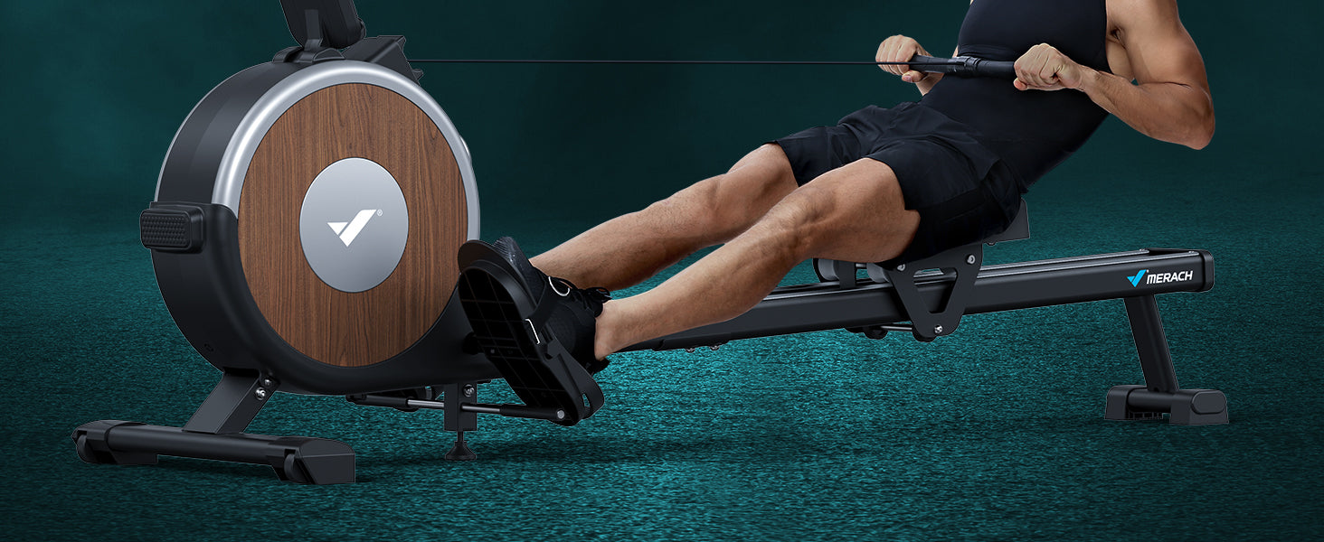 MERACH Self-Powered Auto Magnetic Rowing Machine Q1S, 16