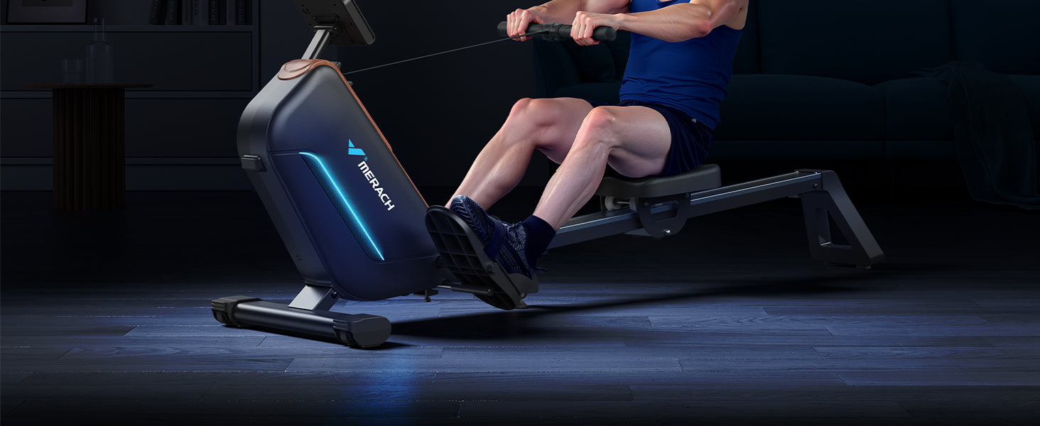 Smart R15 Pro Electric Rowing Machine – App Workouts & Quiet Power