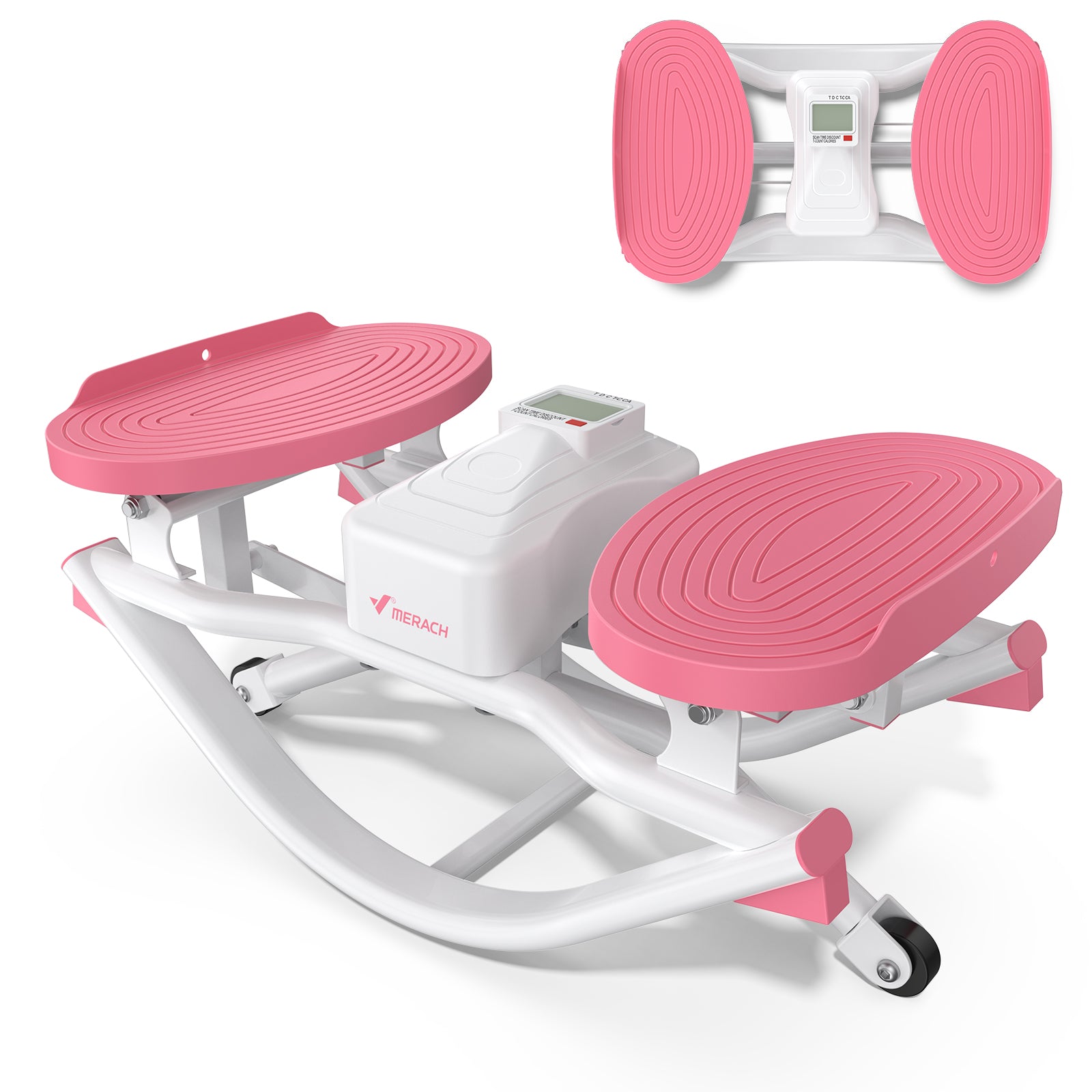 mini stepper machine with resistance bands 