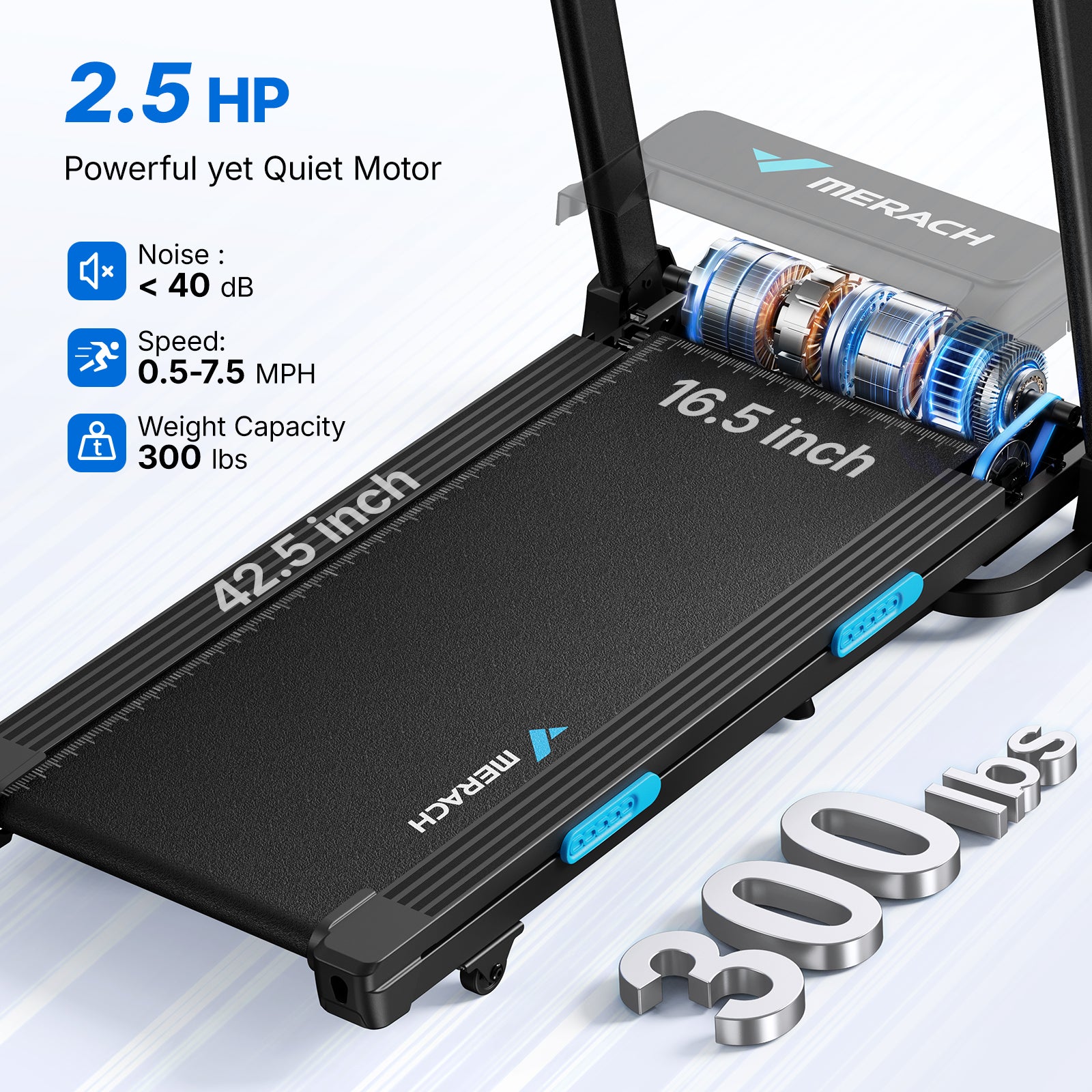 T12 Foldable Walking Treadmill with 6% Incline