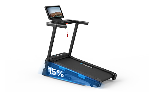 T12 Aura Treadmill With 15.6