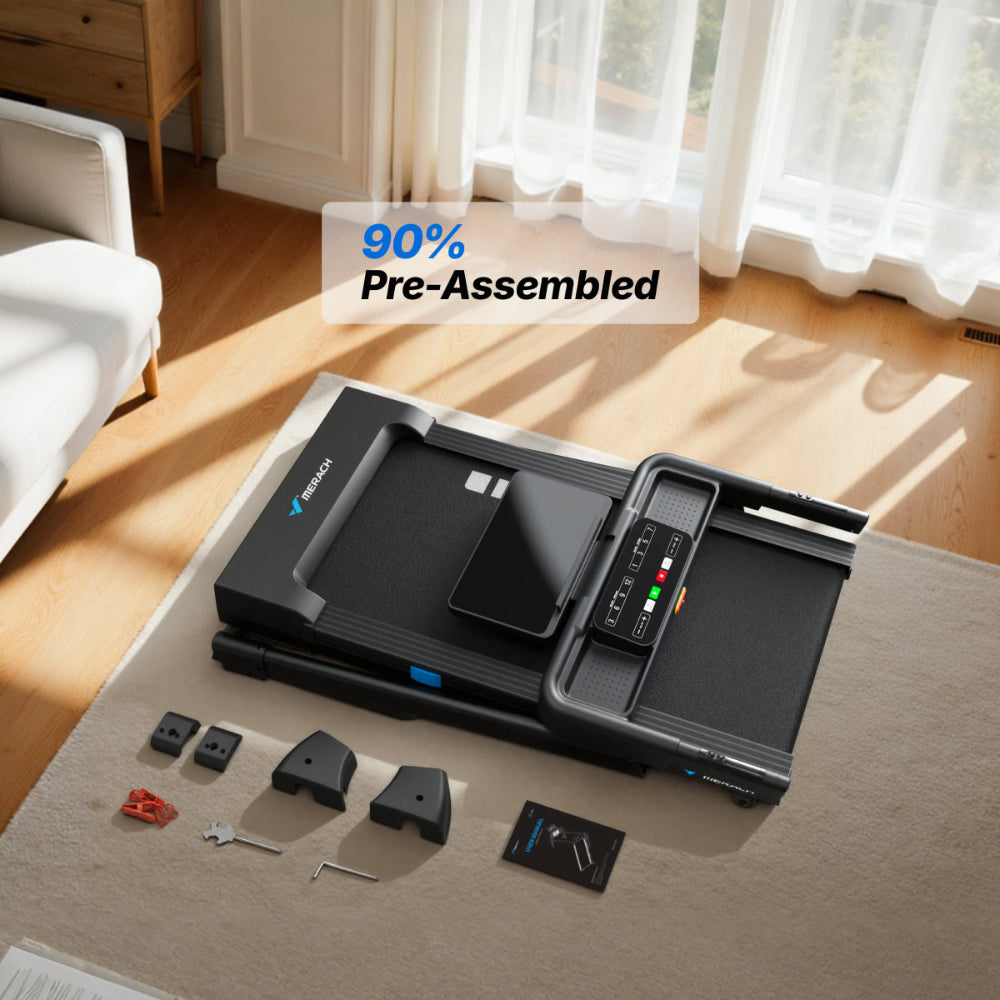 T12 Foldable Treadmill Pro with 15% Auto Incline