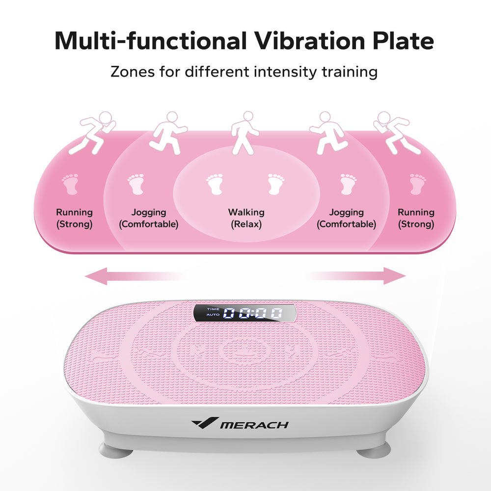 MERACH Whole Body Vibration Plate, Whole Body Workout Vibration ...