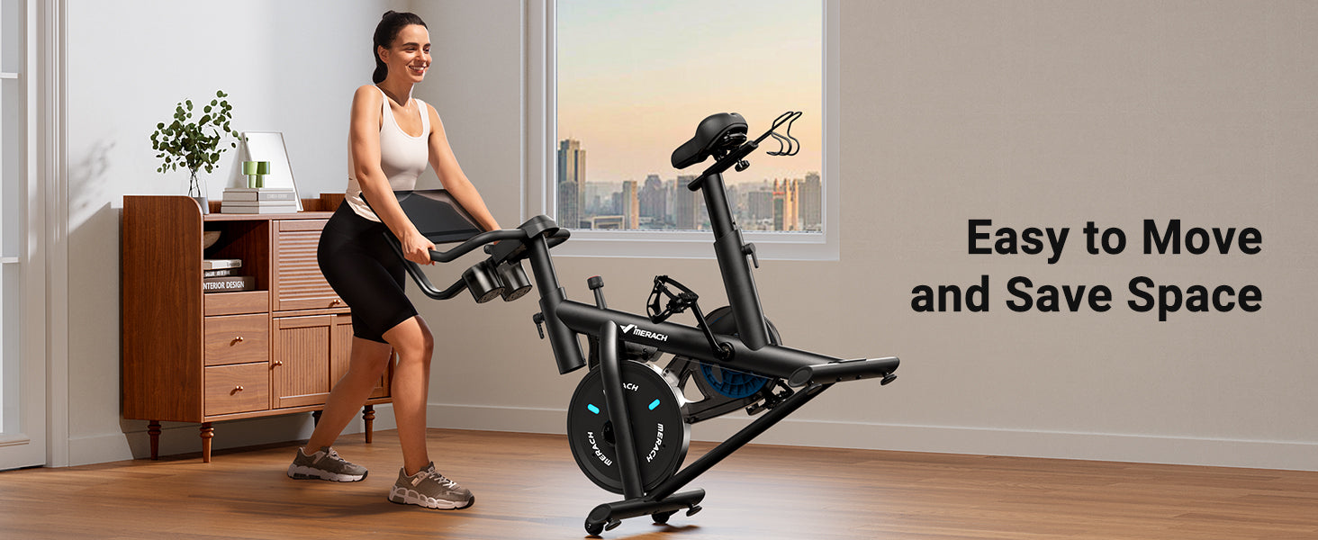 ブランド公式ストア：MERACH S26 Cardio Workout Exercise Bike with Comfortable Seat