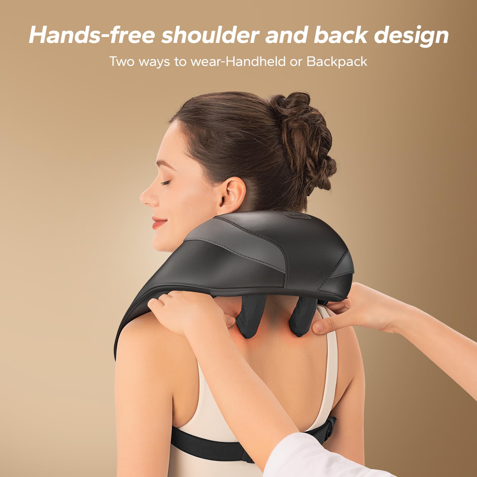 Cordless Neck and Shoulder Massager with Heat