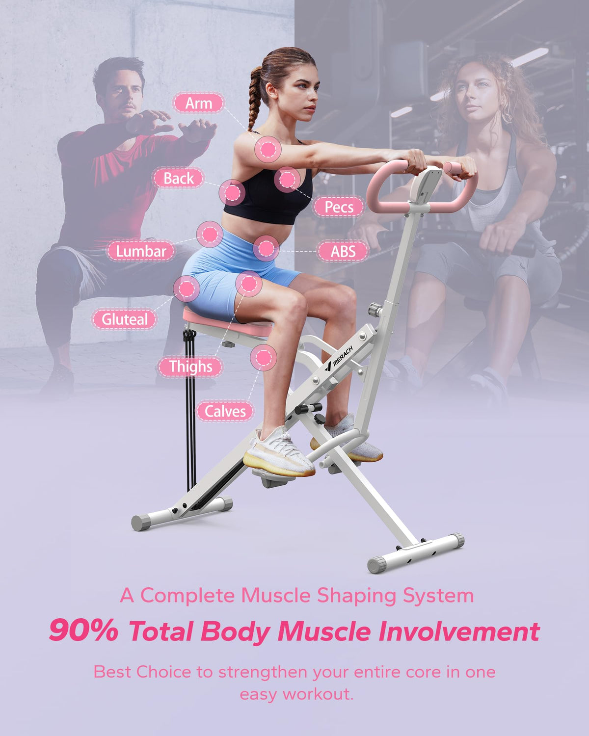 Assisted Squat Example Machine Assisted Squat Machine - Foldable Squat Assist for Home | MERACH