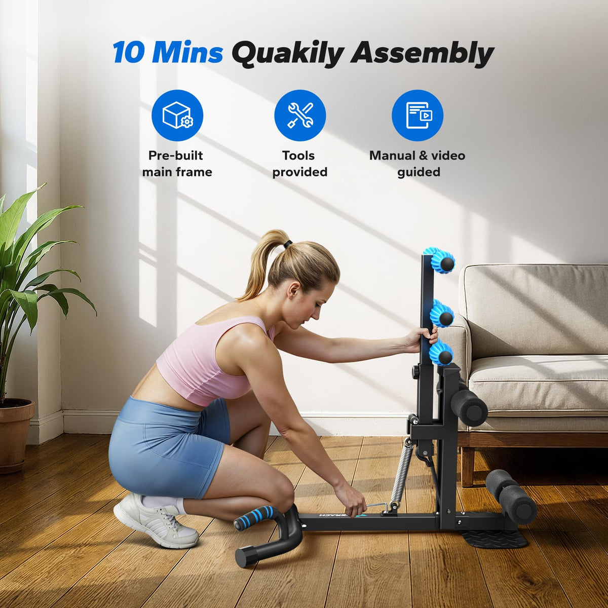 3 In 1 Multifunctional Squat Machine - Deep Squat Machine For Glutes ...