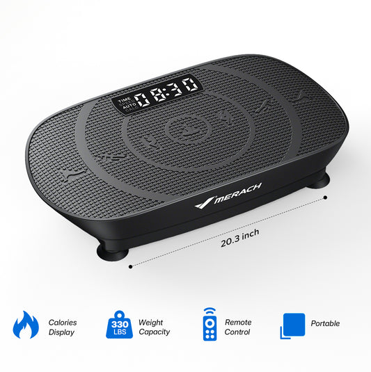 MR-2398Slim Sit-On Vibration Plate With Calorie Tracking
