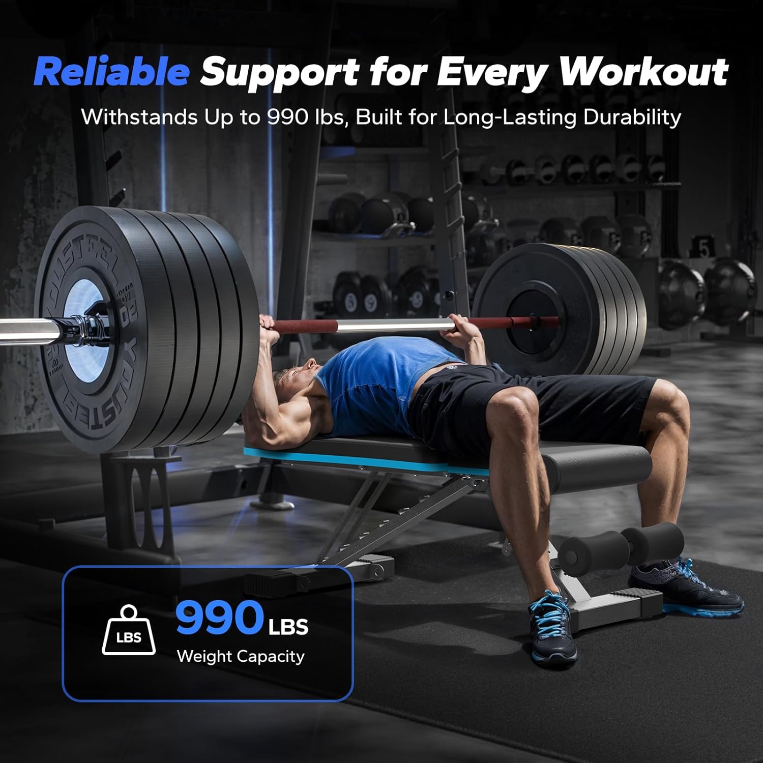 home gym adjustable weight bench