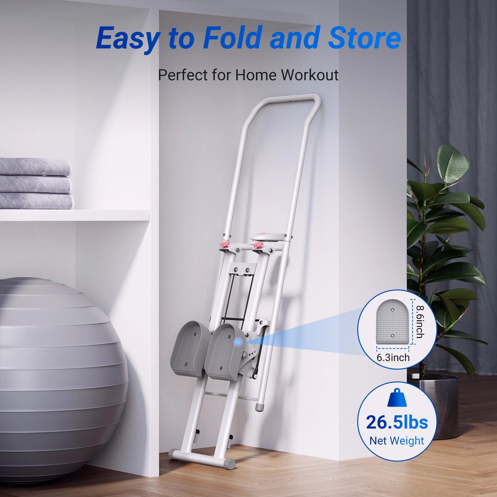 Folding Vertical Stair Stepper