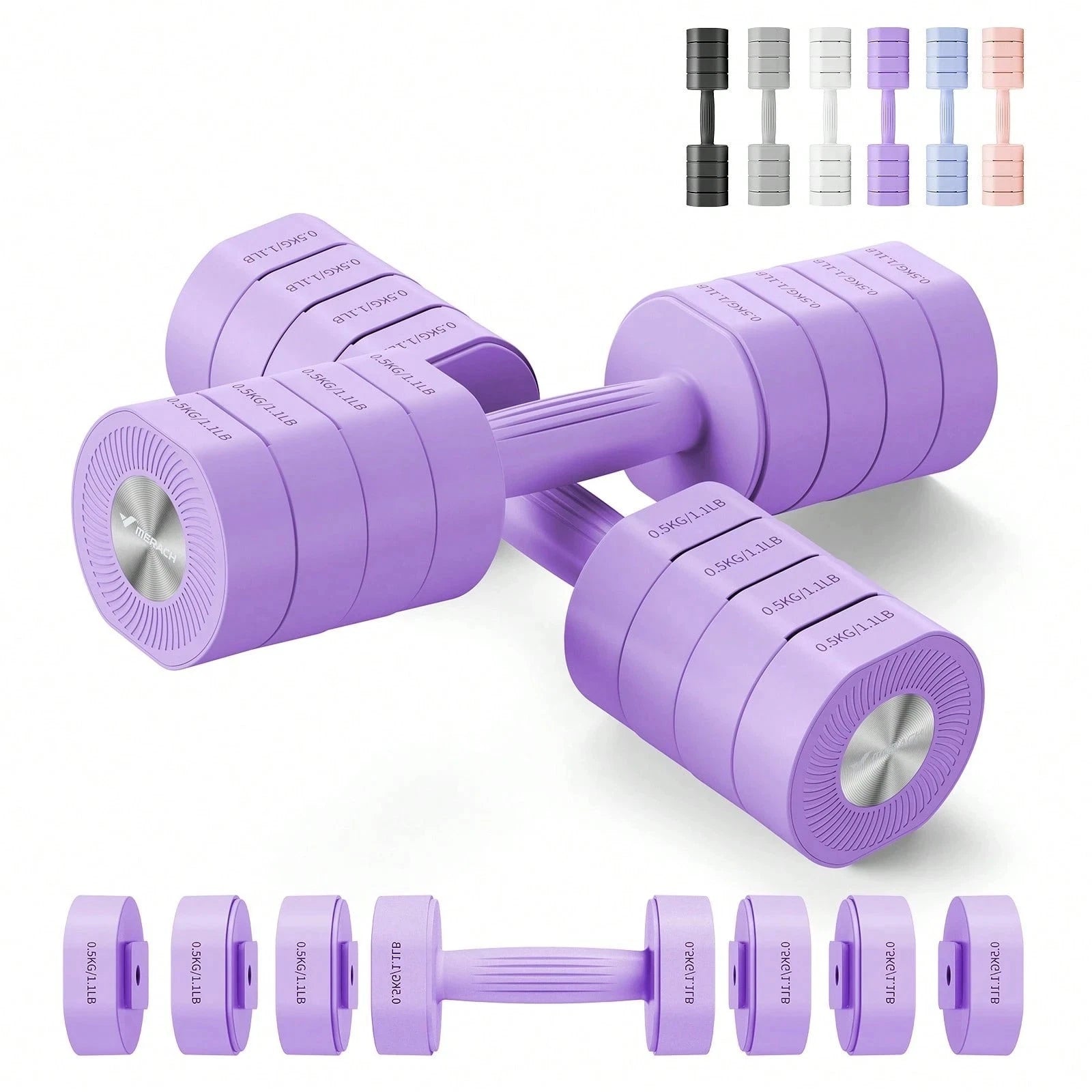 Adjustable Dumbbell Set for Home Workout