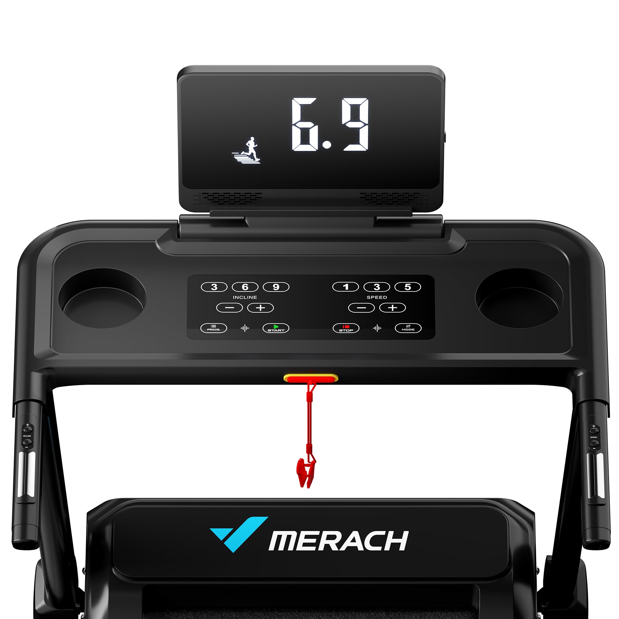 T12 Foldable Walking Treadmill with 6% Incline