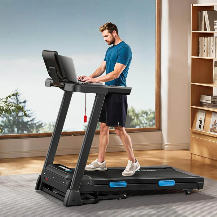 T12 Foldable Treadmill with 15% Auto Incline