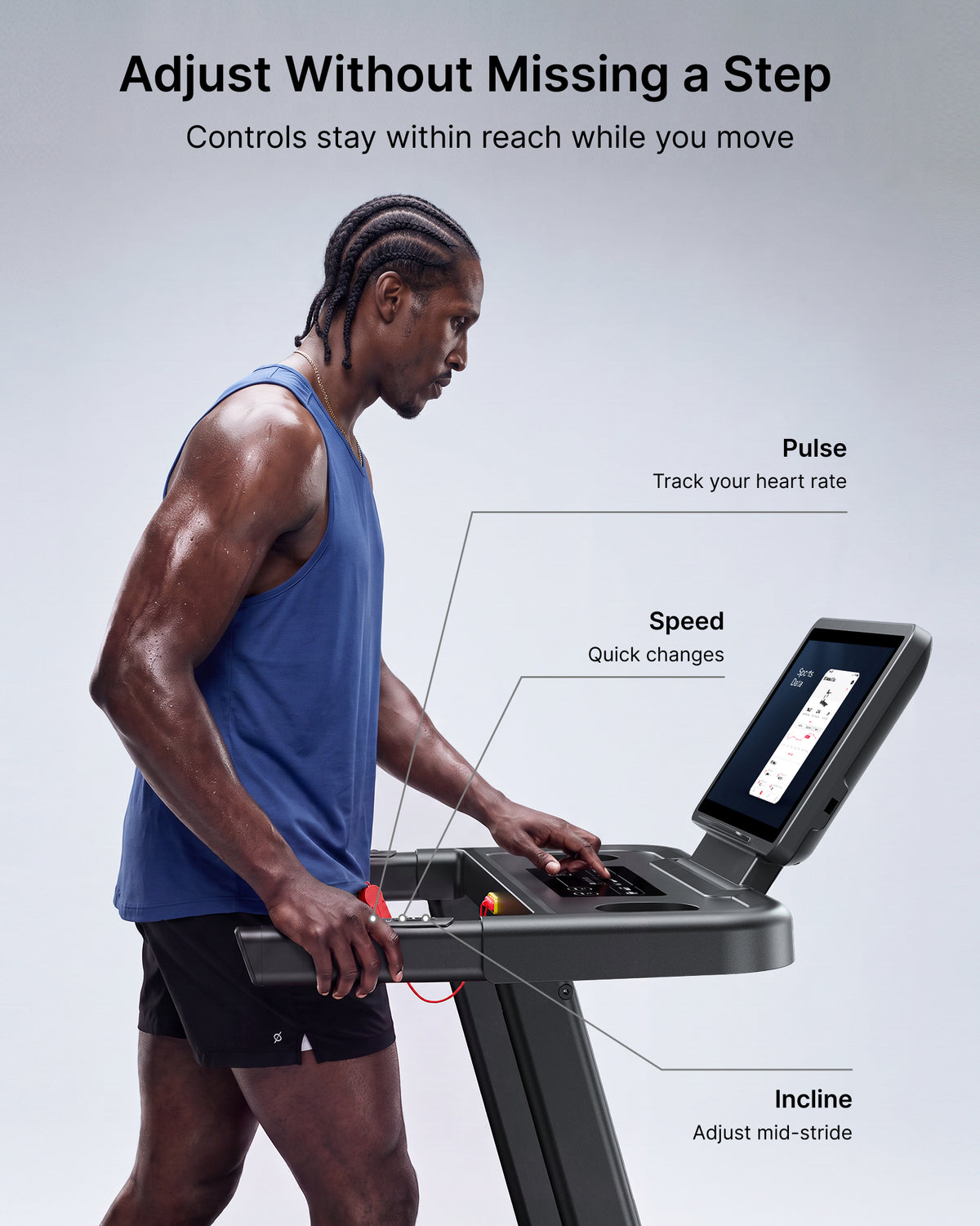 T12 Aura Treadmill With 15.6" HD Screen
