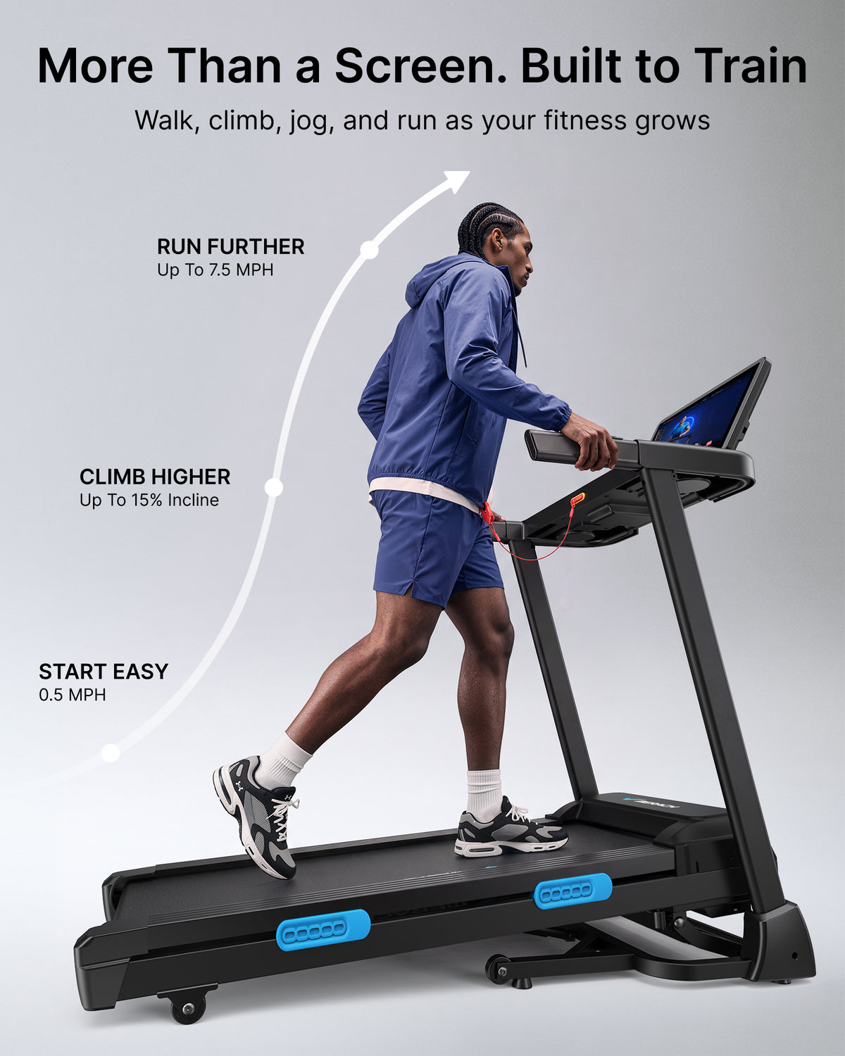 T12 Aura Treadmill With 15.6" HD Screen