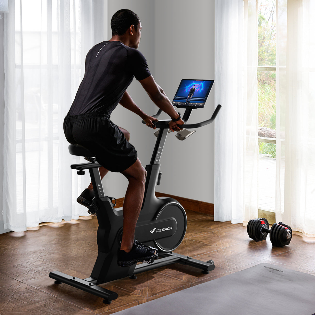 MERACH | CC All-Rounded Exercise Bike Provides A Safer & Quieter Ride