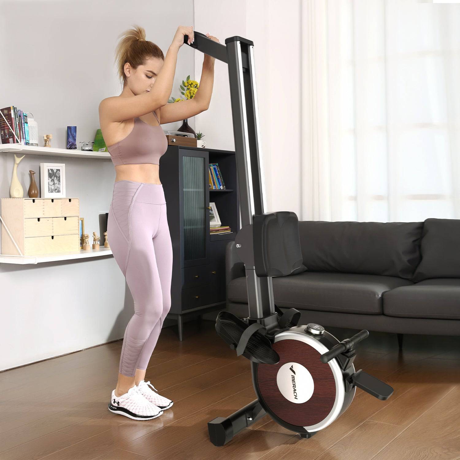 MERACH's Budget-Friendly Q1S Home Smart Rower with Auto