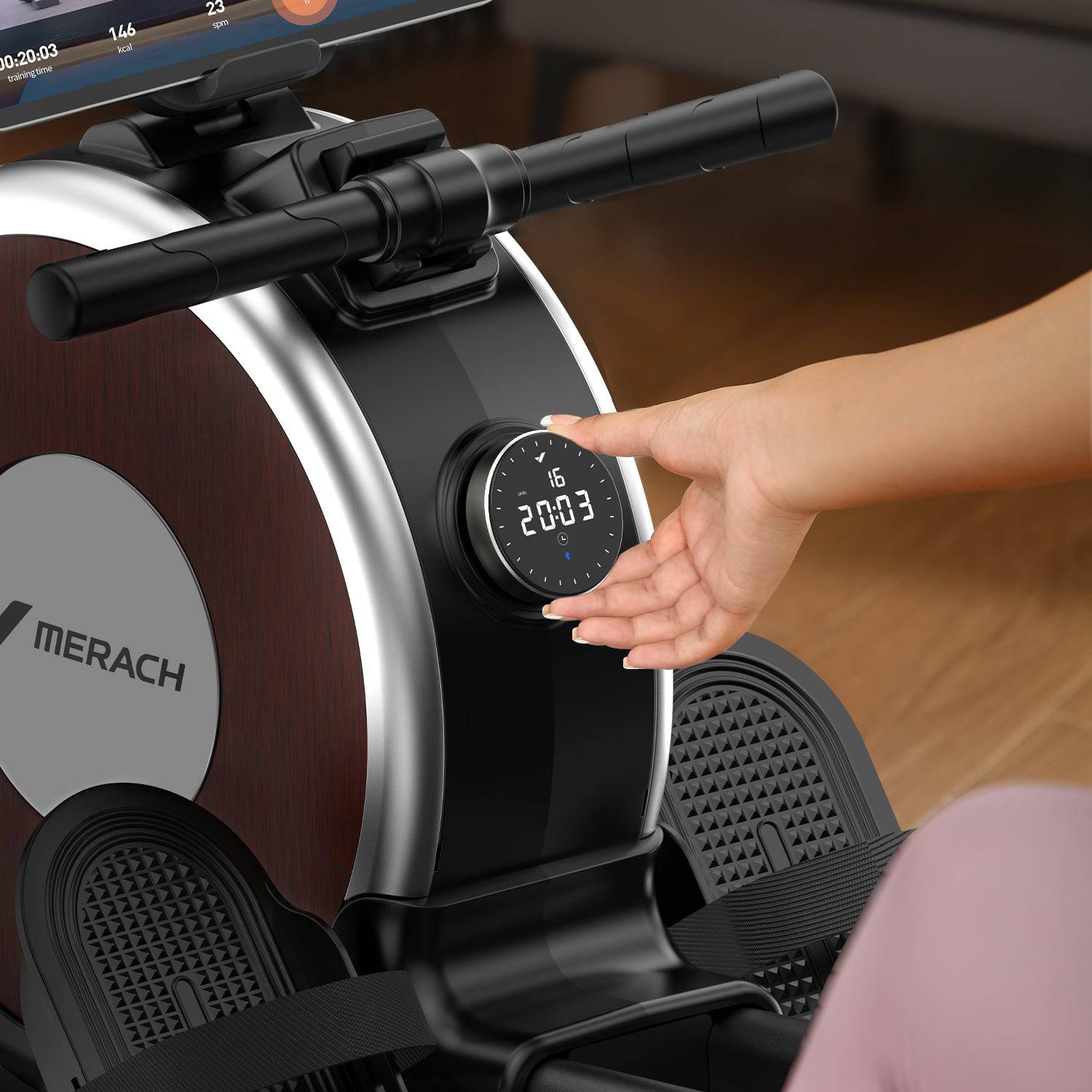 Merach Rower MERACH's Budget-Friendly Q1S Home Smart Rower with Auto Resistance