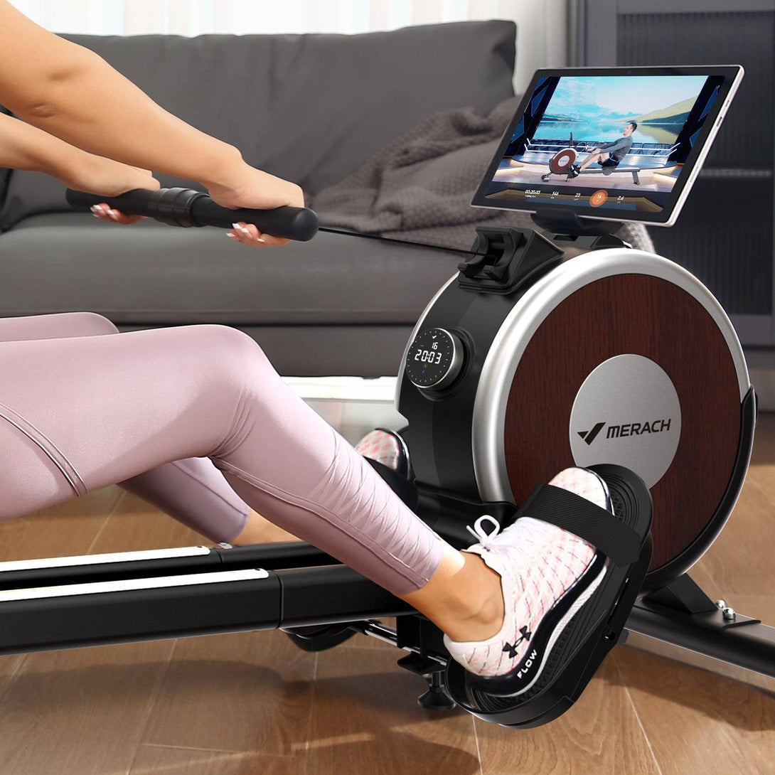 Resistance Rower MERACH's Budget-Friendly Q1S Home Smart Rower with Auto Resistance