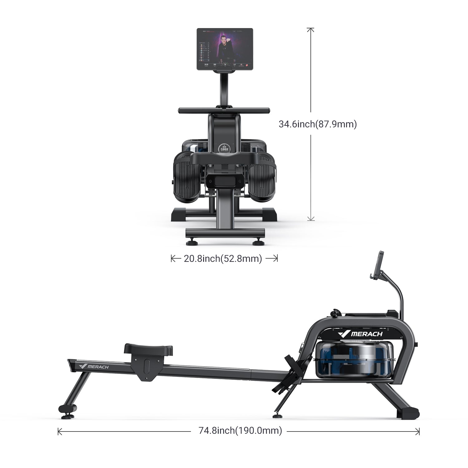 R06 Magnetic Rower Machine